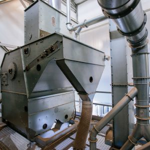 An industrial seed drying machine, pipeline, and separator.